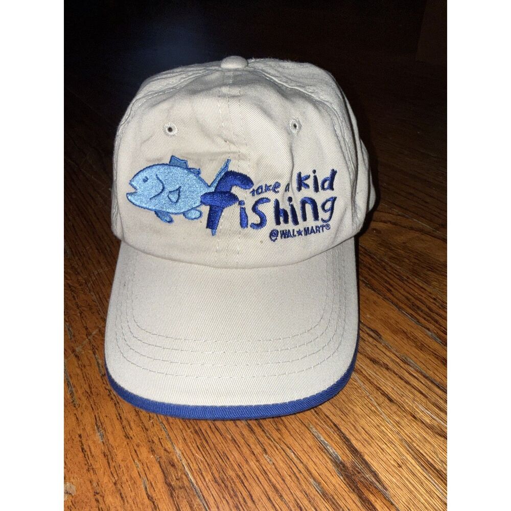 Vintage Y2K Kids Take a Kid Fishing Walmart Hat
